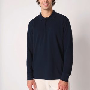 Polo piqué LSL homme