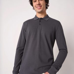 Polo piqué LSL homme