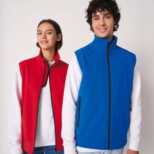 Bodywarmer softshell 2 couches unisexe