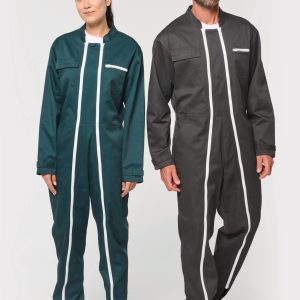 Combinaison double zip unisexe