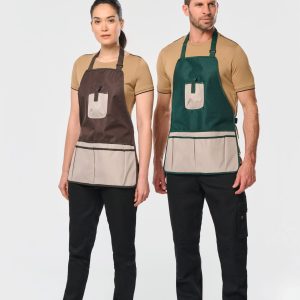 Tablier de jardinier imperméable écoresponsable unisexe
