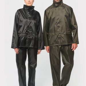 Ensemble de pluie unisexe